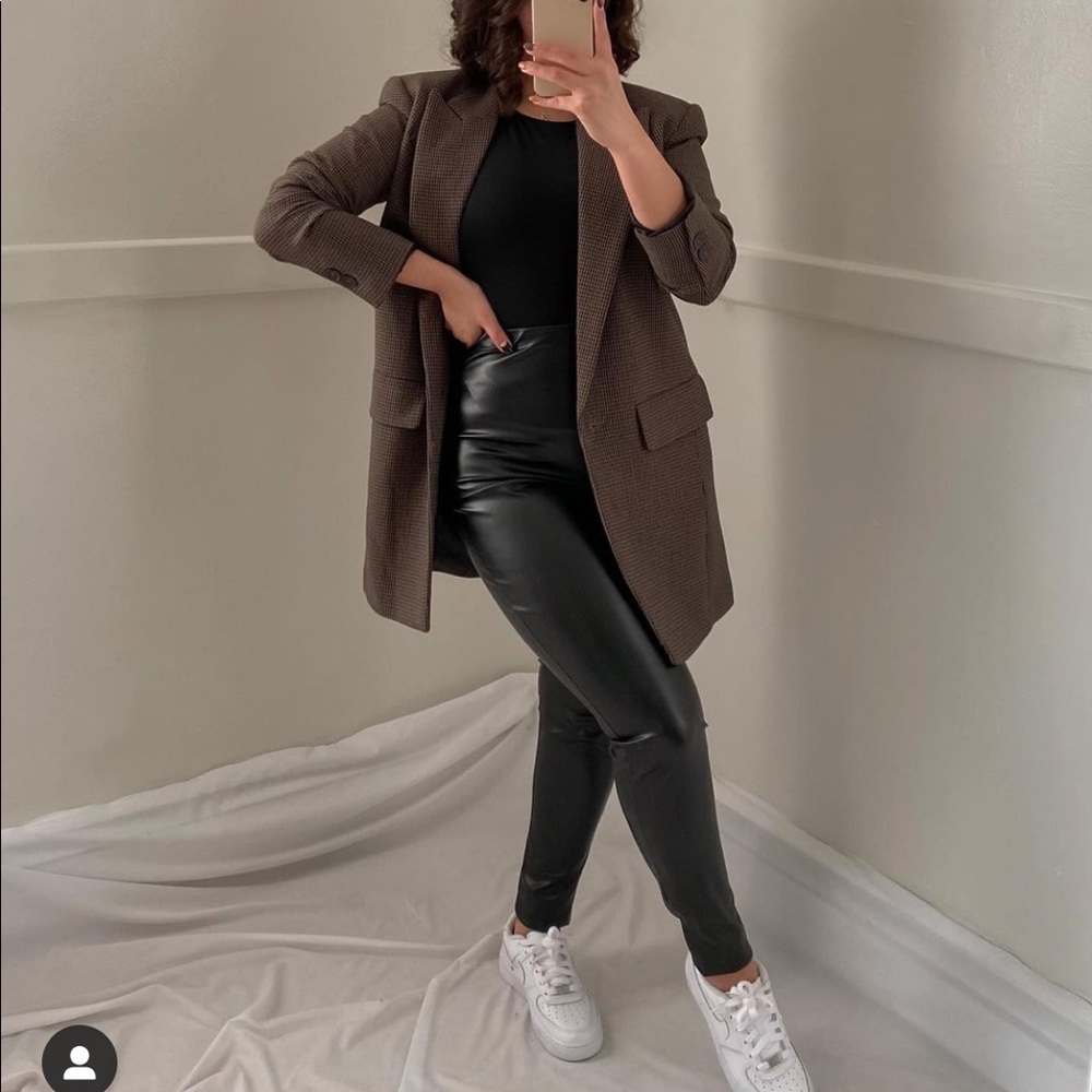 Zara Oversized Plaid Blazer - Picture 5 of 16